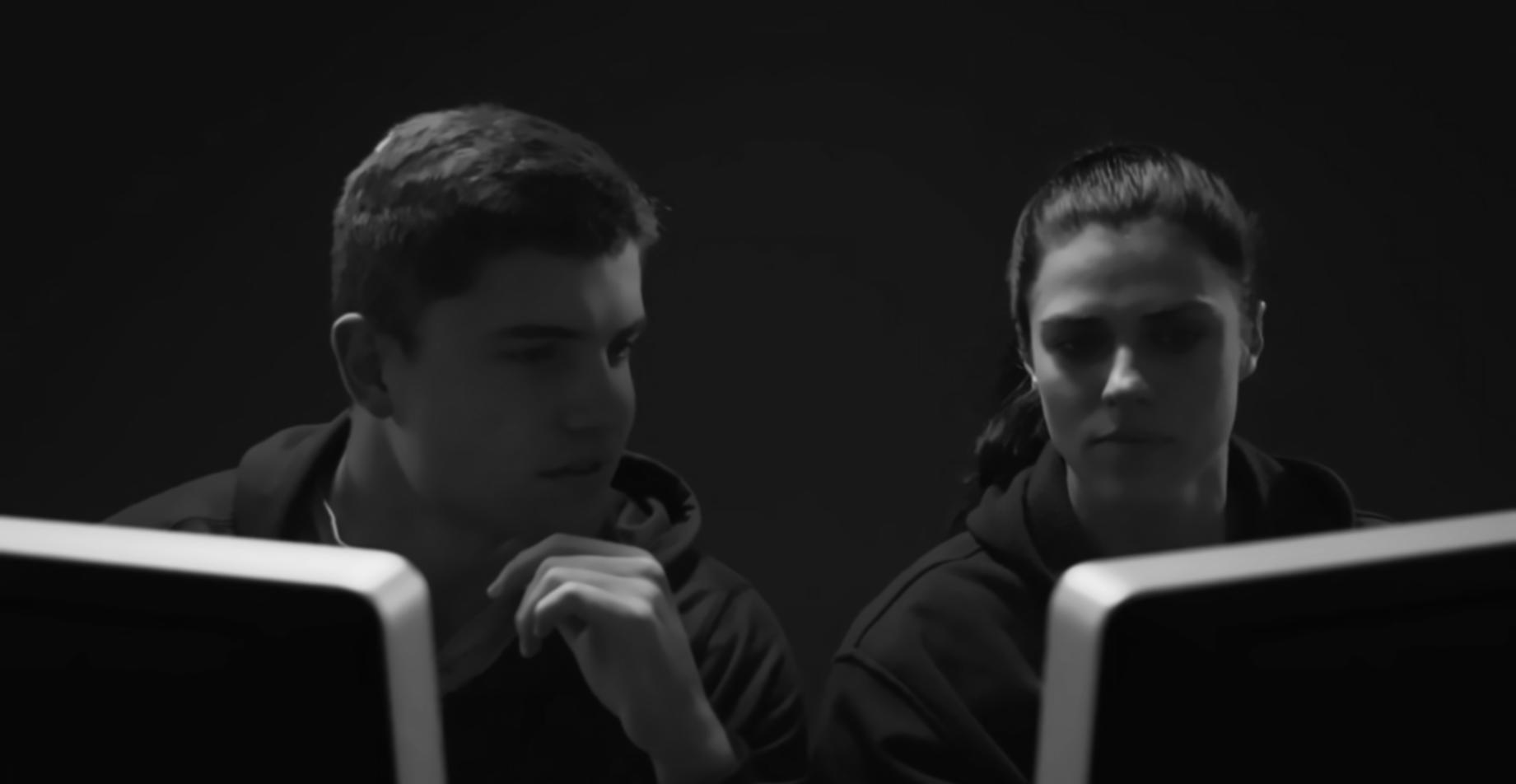 Student working on mobile game development project in Unreal Engine